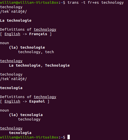 Перевод Translate Shell на несколько языков 1