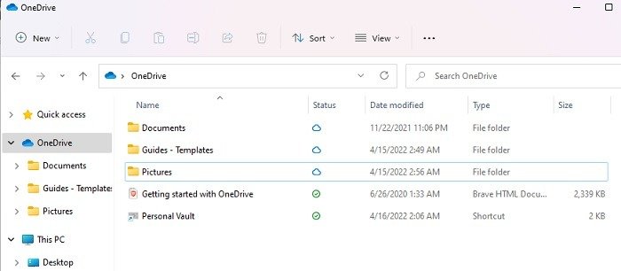 Устранение неполадок с синхронизацией Onedrive Папка Onedrive