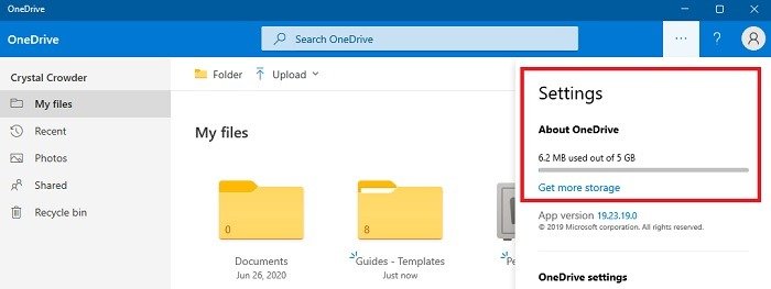 Устранение неполадок с синхронизацией Onedrive Хранилище настроек