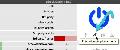 правило ublock-origin-create-element-picker