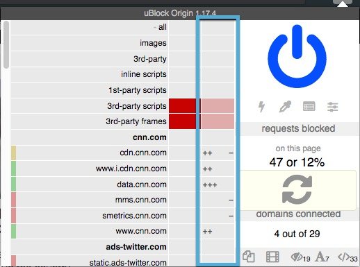 столбец ublock-origin-local-rules