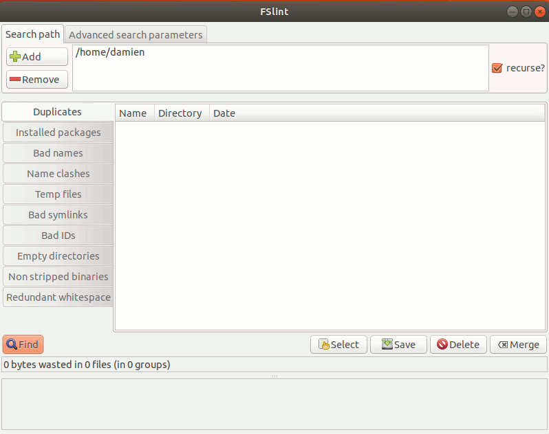 Ubuntu-fslint