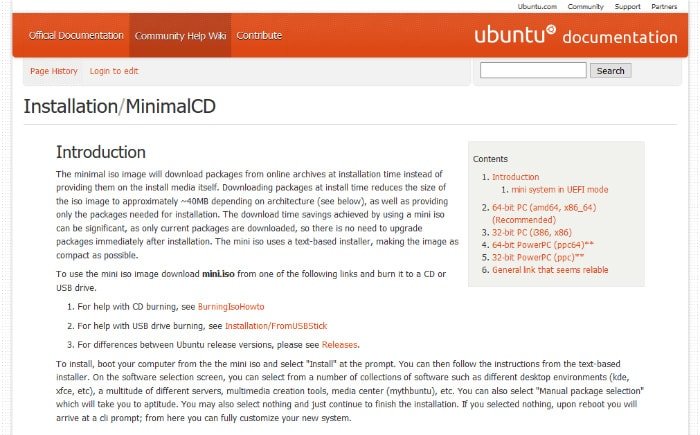 Ubuntu-минимальный-сайт-мин