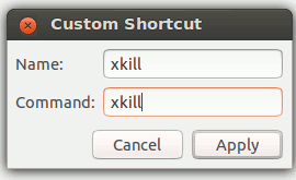 Настройте новую команду xkill в Ubuntu