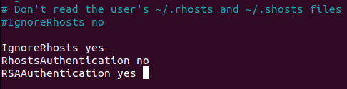 Ubuntu Ssh Server Secure 10 Отключить Rhosts