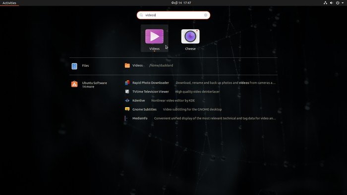 Миниатюры Ubuntu: видеоролики о запуске