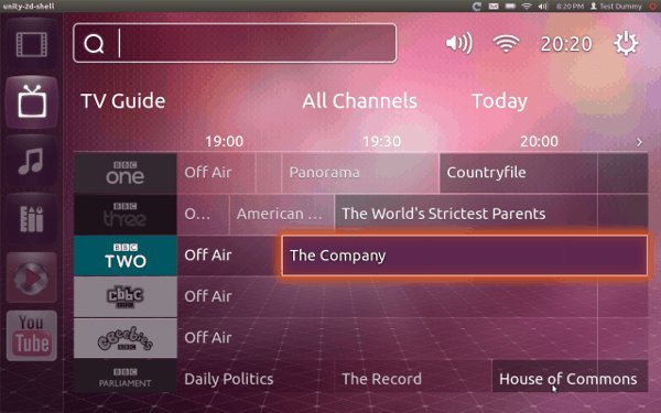 Расписание телетрансляций Ubuntu TV