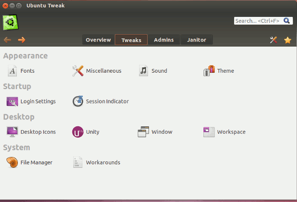 Ubuntu-твик-твики