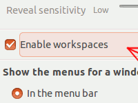 Ubuntu-единорог-включить-рабочую область-большой палец