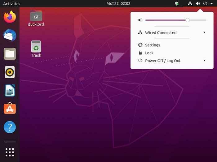 Ubuntu против Mint Первая загрузка Ubuntu