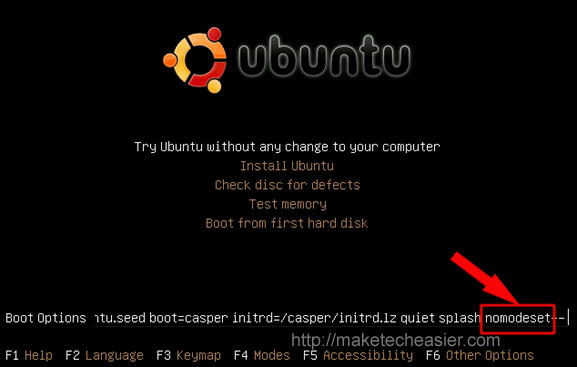 Ubuntu-кармический-загрузочный экран