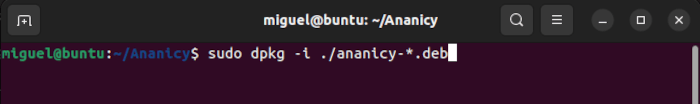 Ubuntuspeed Ananicydpkg