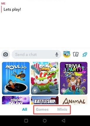 Неожиданное использование Snapchat Game Drawer View