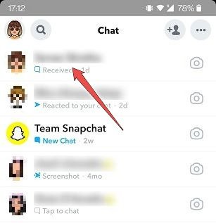 Неожиданное использование Snapchat Выберите друга