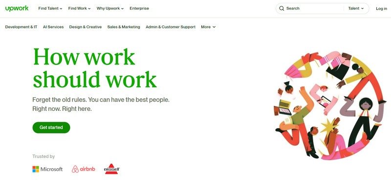 Начало работы с Upwork