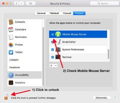 Используйте Iphone в качестве мыши для доступности Mac
