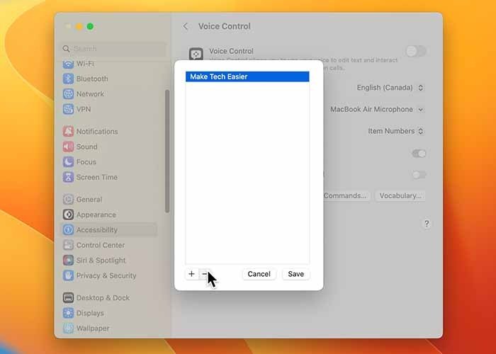 Использование голосового управления на Mac без словарного запаса
