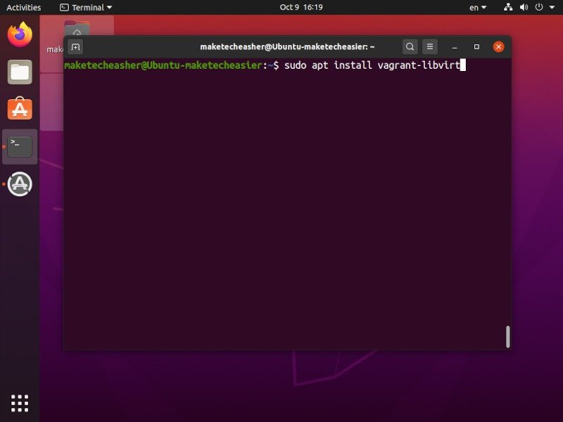 Установка Vagrant Linux Apt Vagrant Libvirt