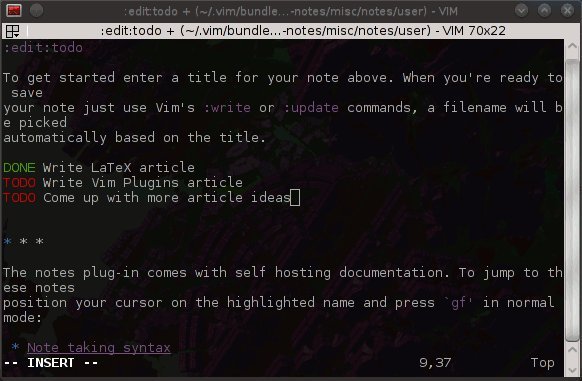 Плагины Vim: Примечания