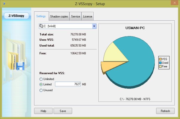 vss-z-copy-settings