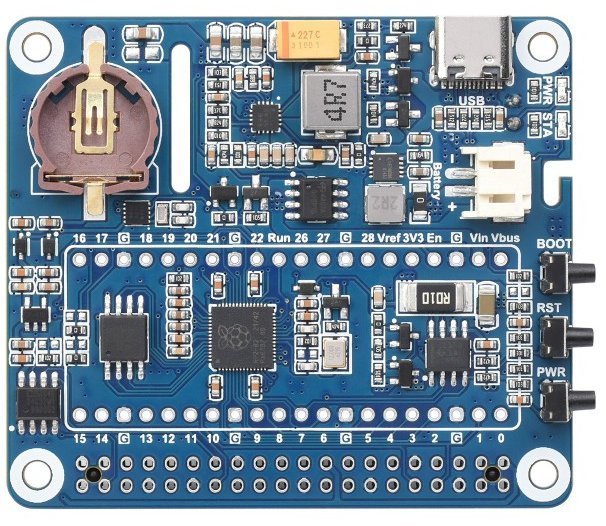 Шляпа управления питанием Waveshare Raspberry Pi