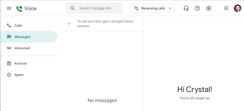 Отправляйте текстовые сообщения со своего компьютера с помощью Google Voice.