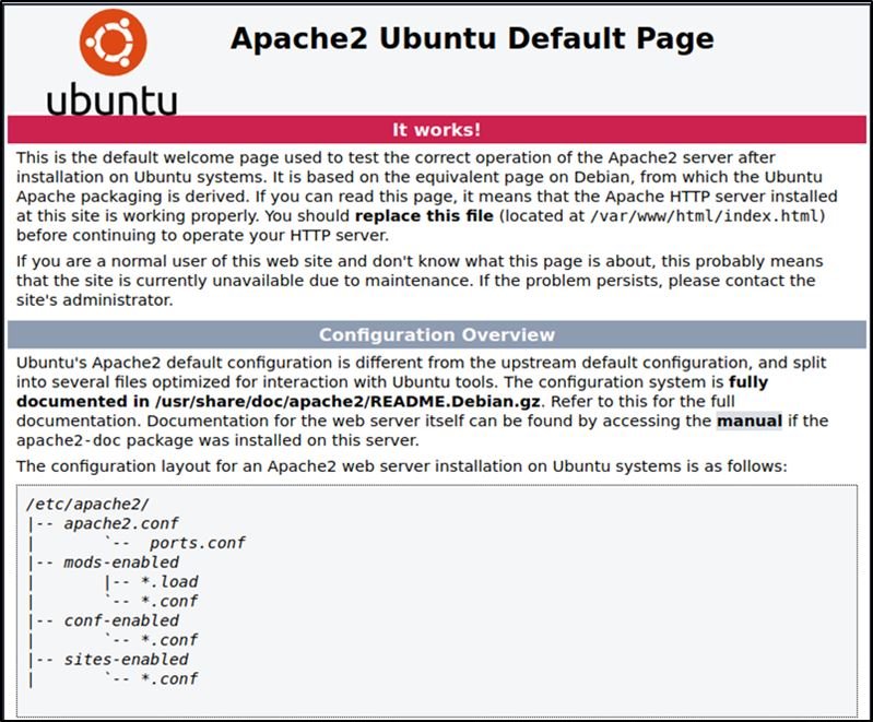 Веб-сервер Ubuntu Установка Apache