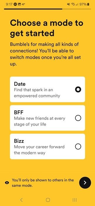 Три основных варианта знакомства с новыми людьми от Bumble.