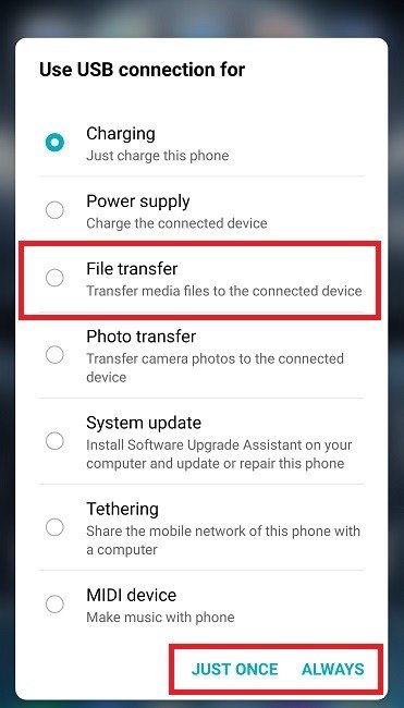 Что делать, если Windows не распознает передачу файлов вашего устройства Android