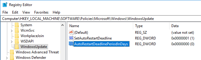 win10-автоматический перезапуск-расписание-создать-значение-2