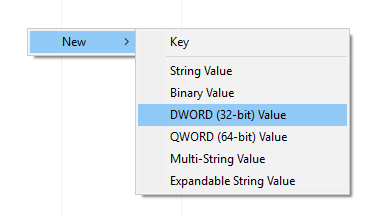 win10-disable-ceip-create-dword-value