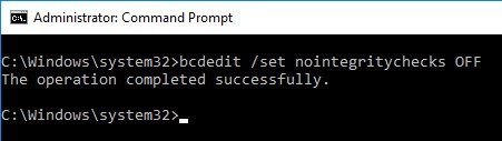 Отключите проверку целостности через командную строку.