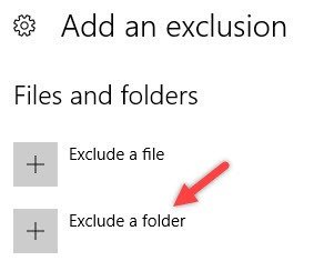 win10-windows-defender-click-exclude-folder