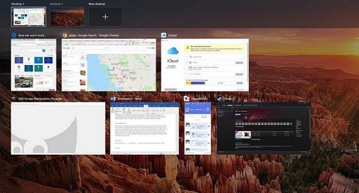 временная шкала windows-10-spring-creators