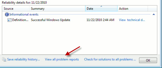 Windows-просмотреть все-отчеты о проблемах