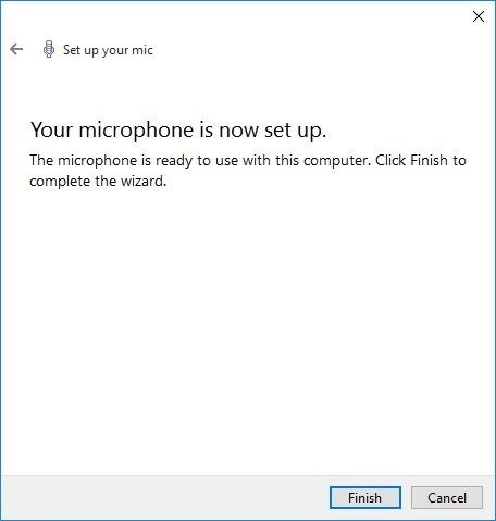 Windows 10-Кортана-микрофон-настройка-завершена