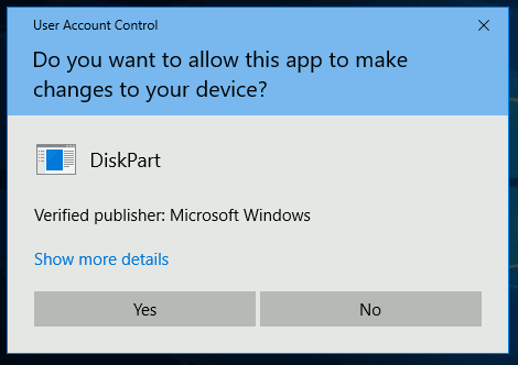 Windows10-diskpart-uac