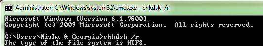 Winhelp-Chkdsk