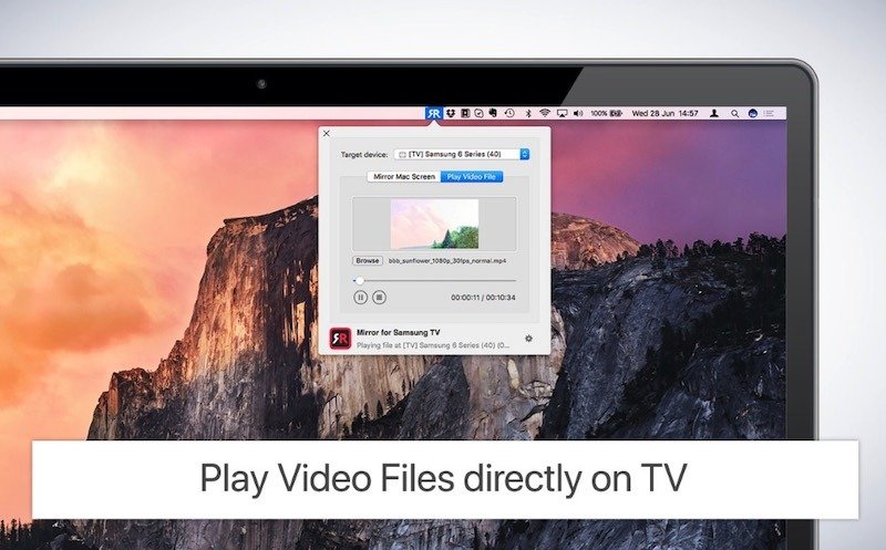 Беспроводная потоковая передача с Mac на телевизор Airbeamtv