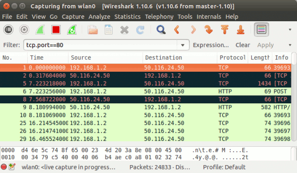 Wireshark-TCP-порт