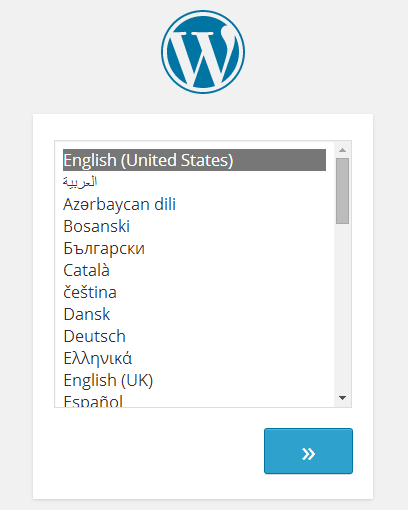 WordPress-4-0-бета-выбор языка