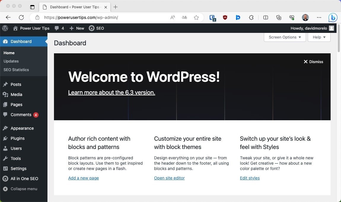 Бэкэнд WordPress