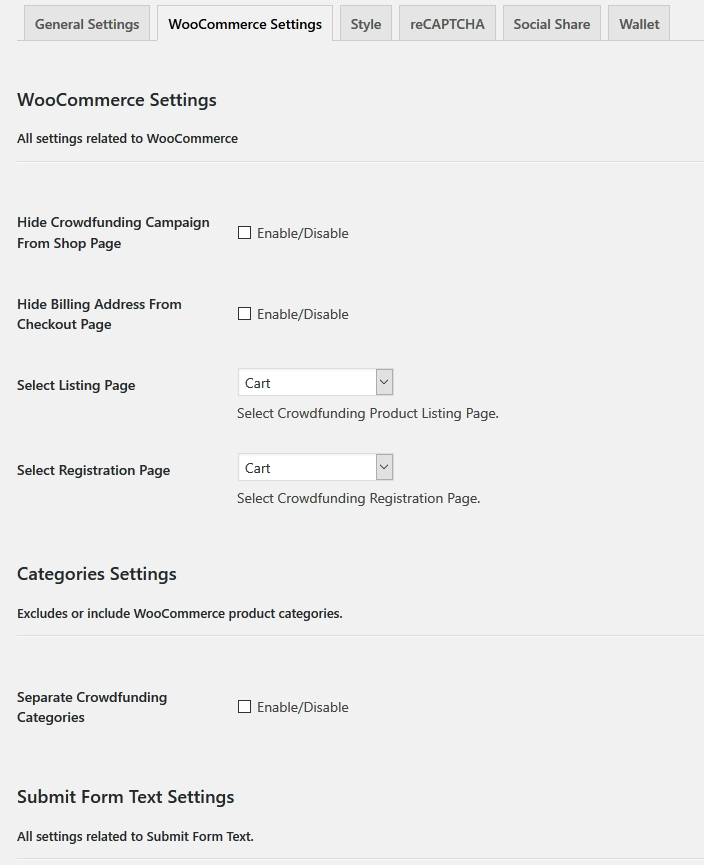 wp-crowdfunding-plugin-woocommerce-настройки