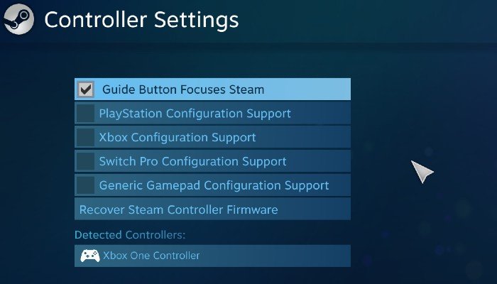Контроллер Xbox Steam