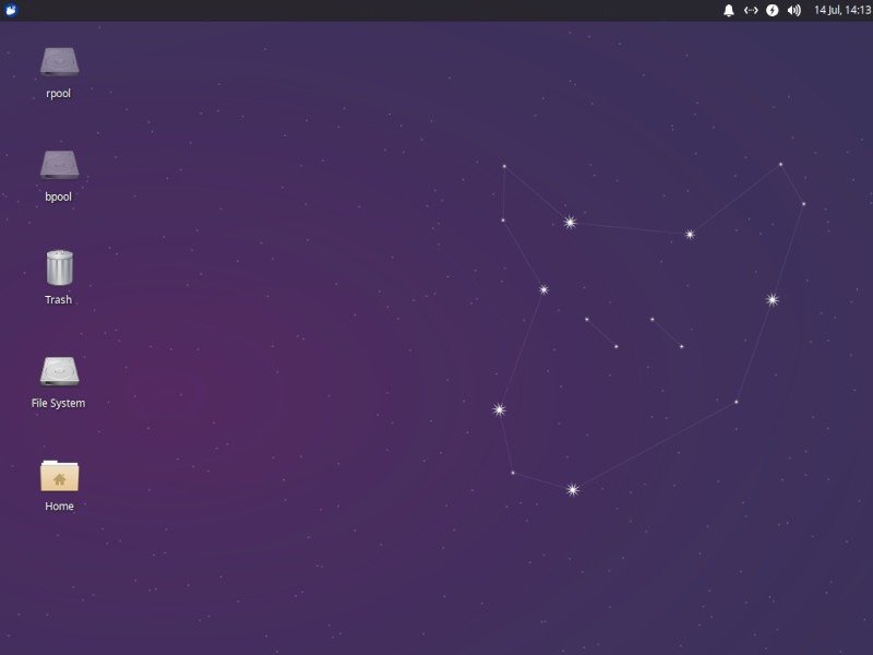 Xfce Xubuntu рабочий стол