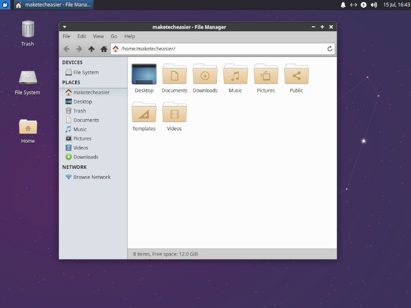 Xfce Xubuntu Тунар