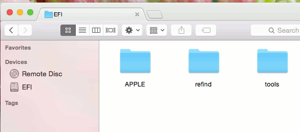 yosemite-refind-efi-папка