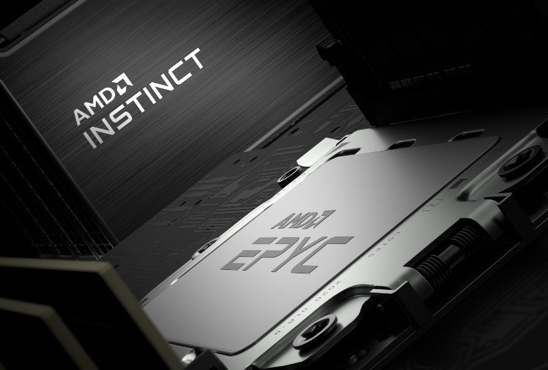 AMD Instinct MI100 и процессор AMD EPYC