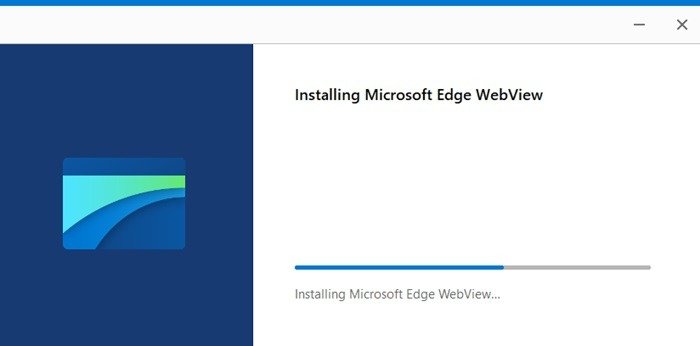 Установка Edge WebView.