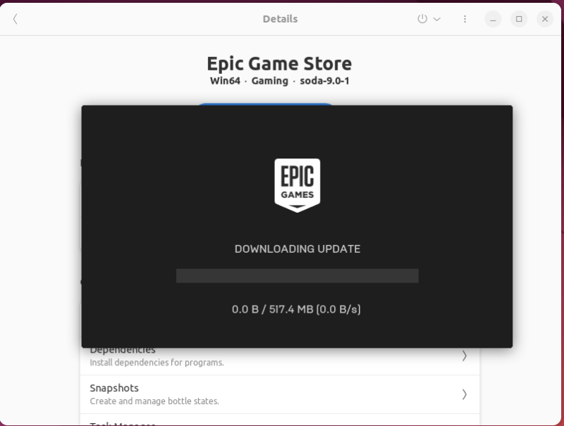 Запуск Epic Game Store через б<h2><span id=